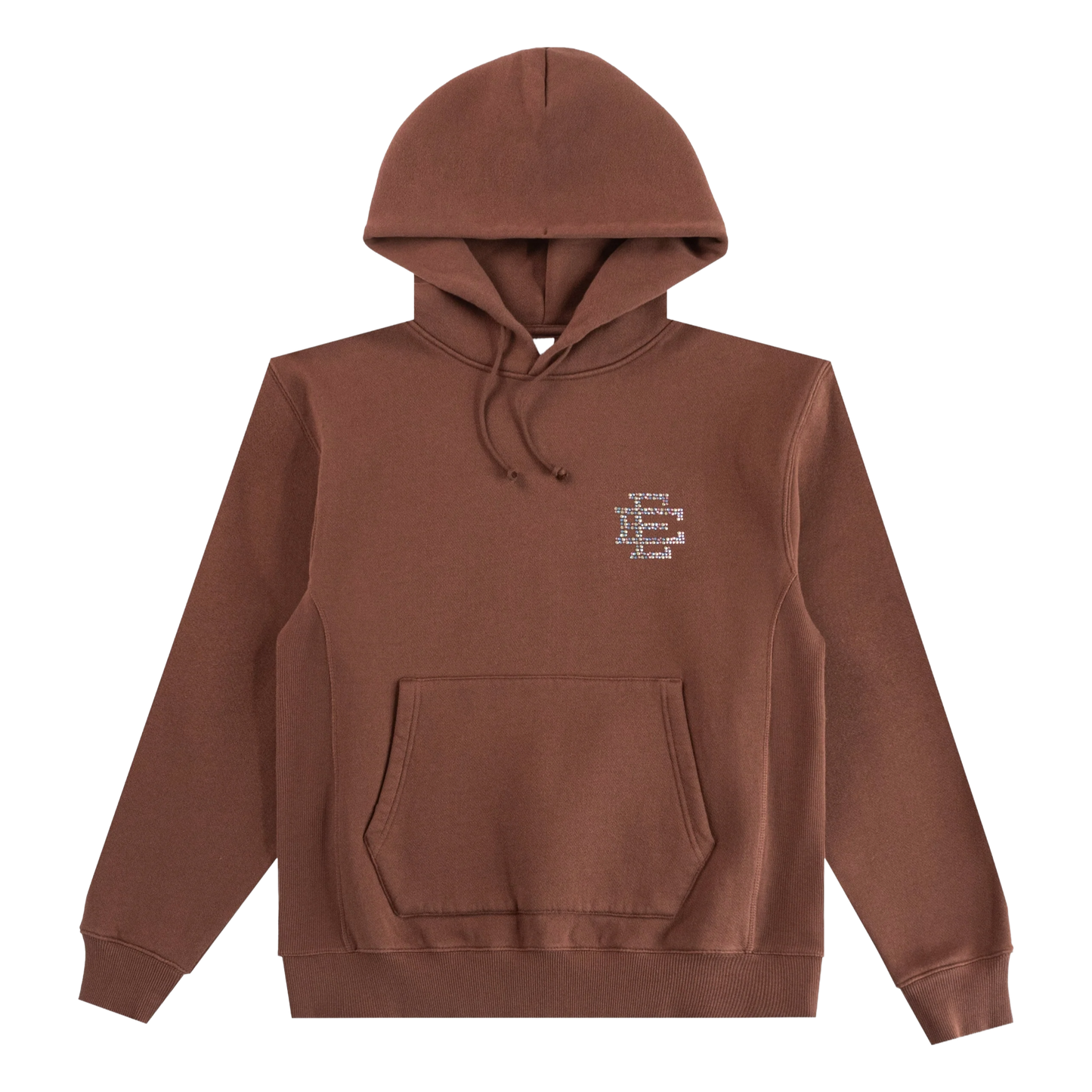 Eric Emanuel EE Swarovski Hoodie Brown