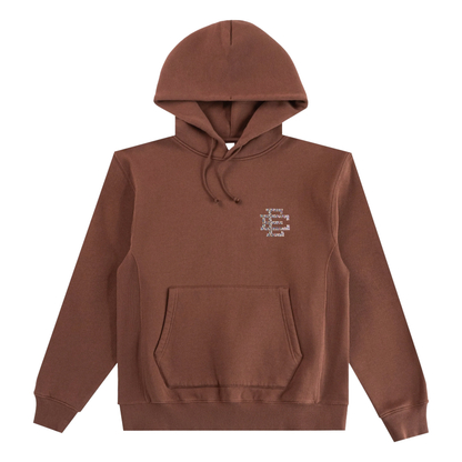 Eric Emanuel EE Swarovski Hoodie Brown