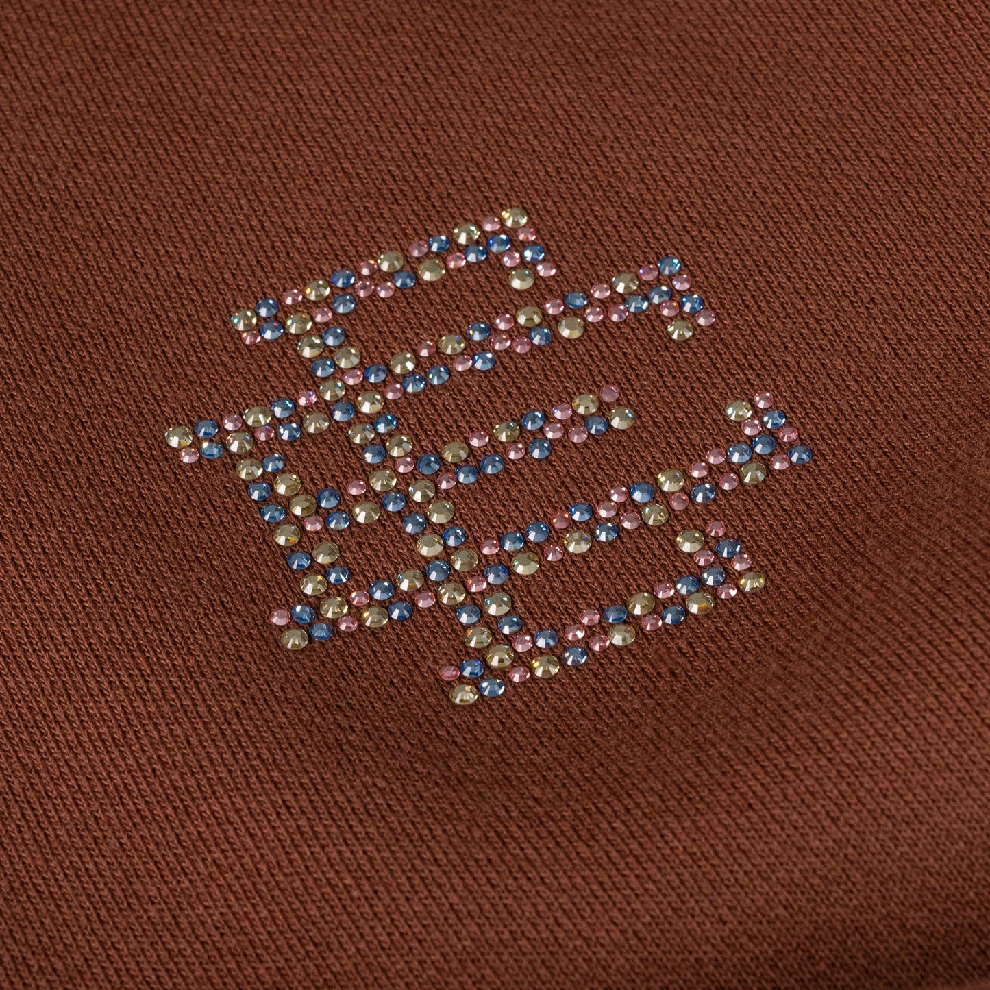 Eric Emanuel EE Swarovski Hoodie Brown