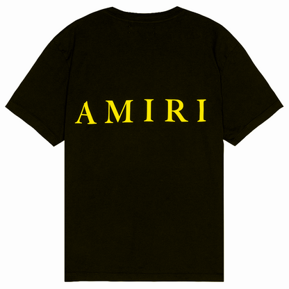 Amiri MA Logo Tee Black/Yellow
