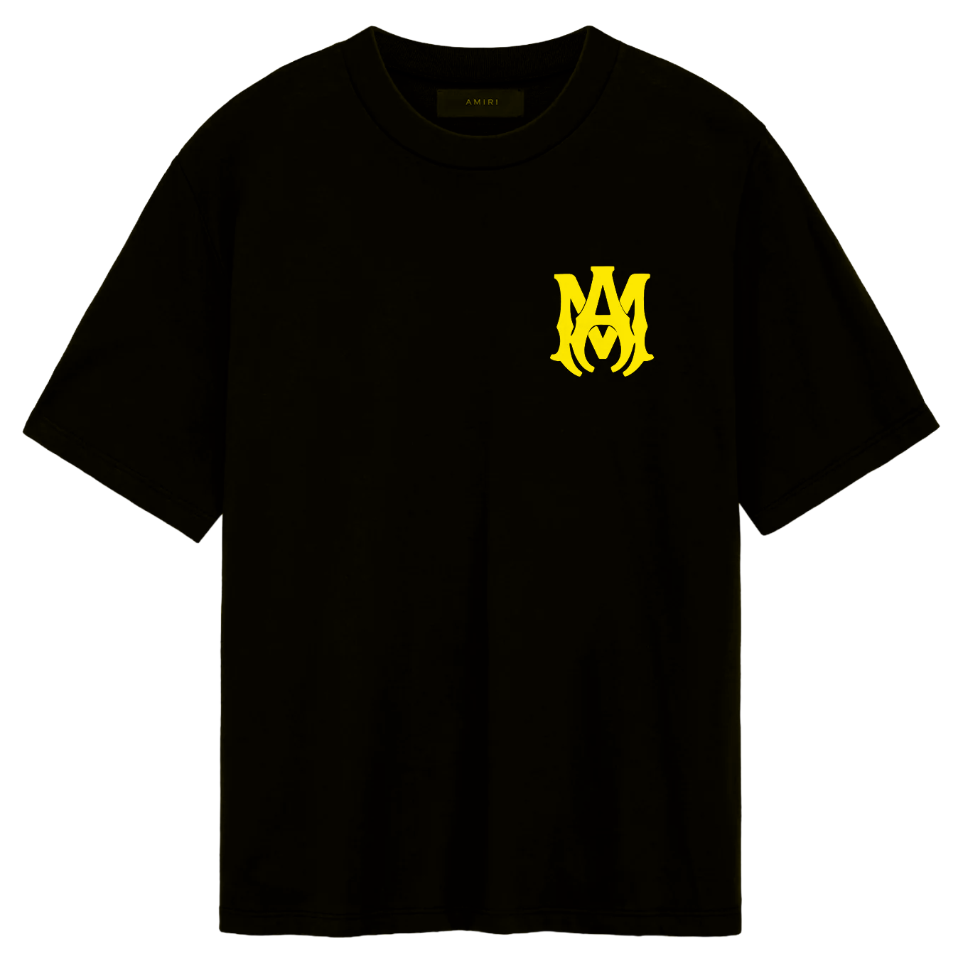 Amiri MA Logo Tee Black/Yellow