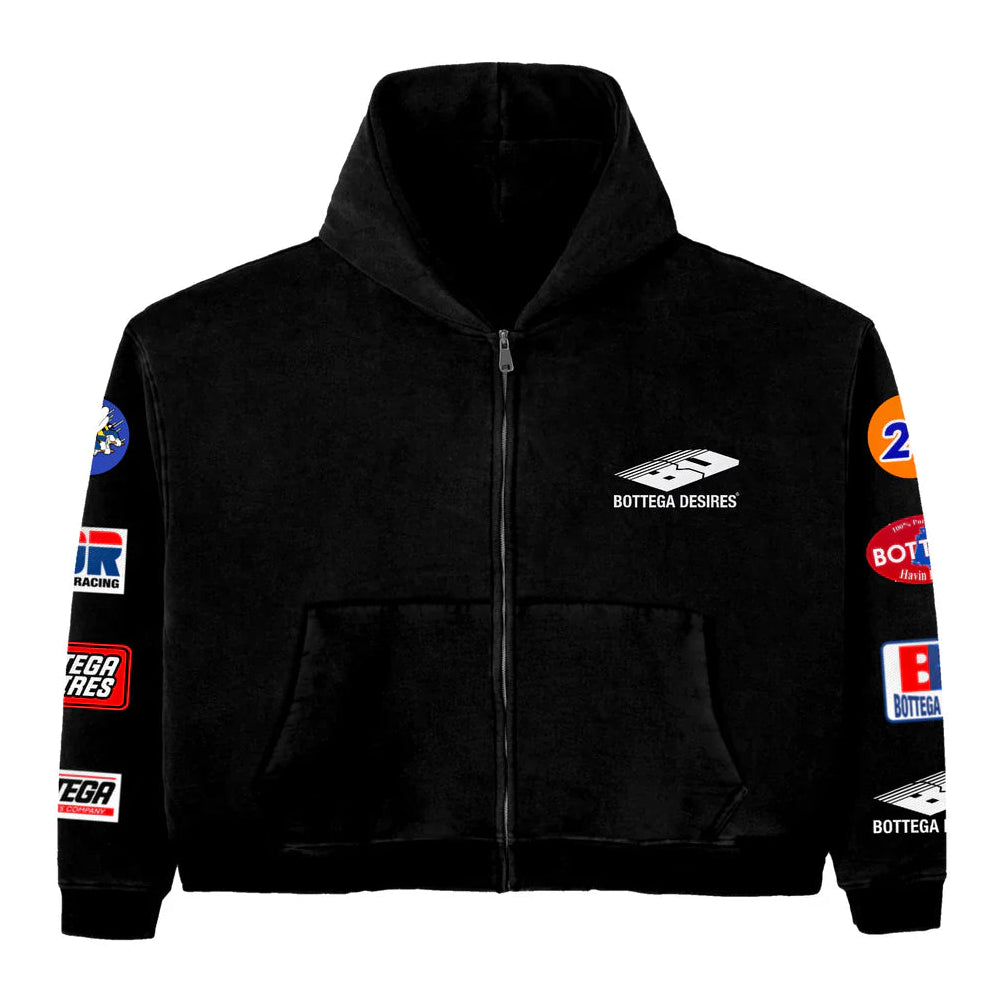 Bottega Desires Patches Jacket Black