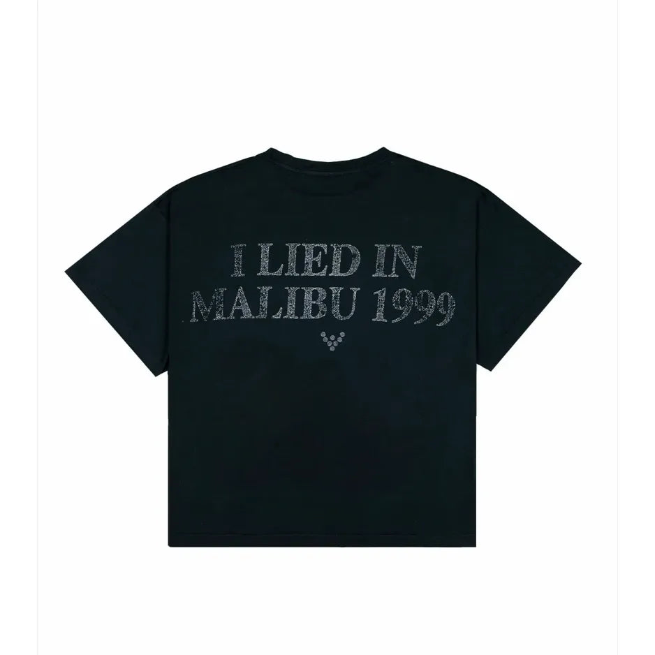 Vital Malibu Distressed Tee Black