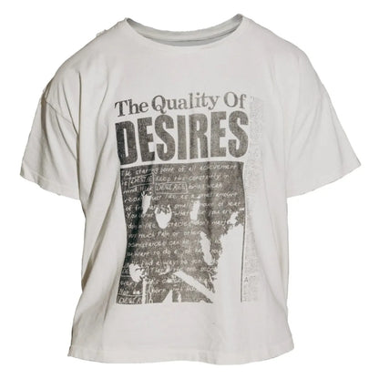 Matière De Désirs Quality Of Desires T-Shirt Ivory