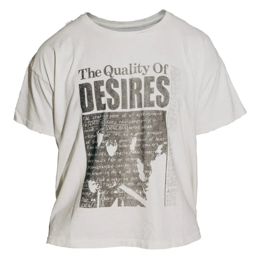 Matière De Désirs Quality Of Desires T-Shirt Ivory