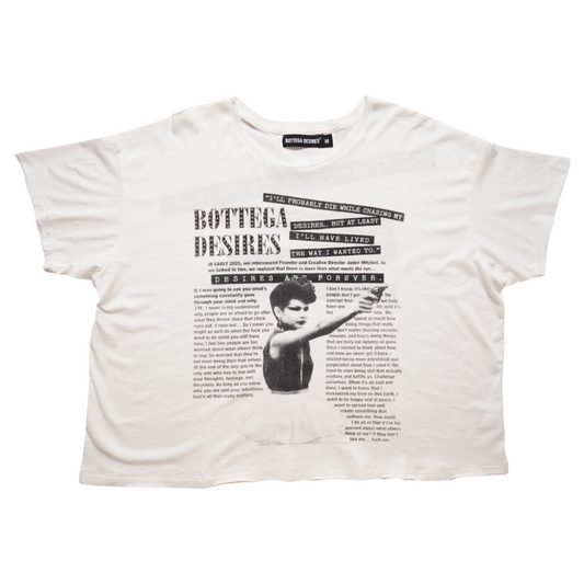 Bottega Desires Interview Tee White