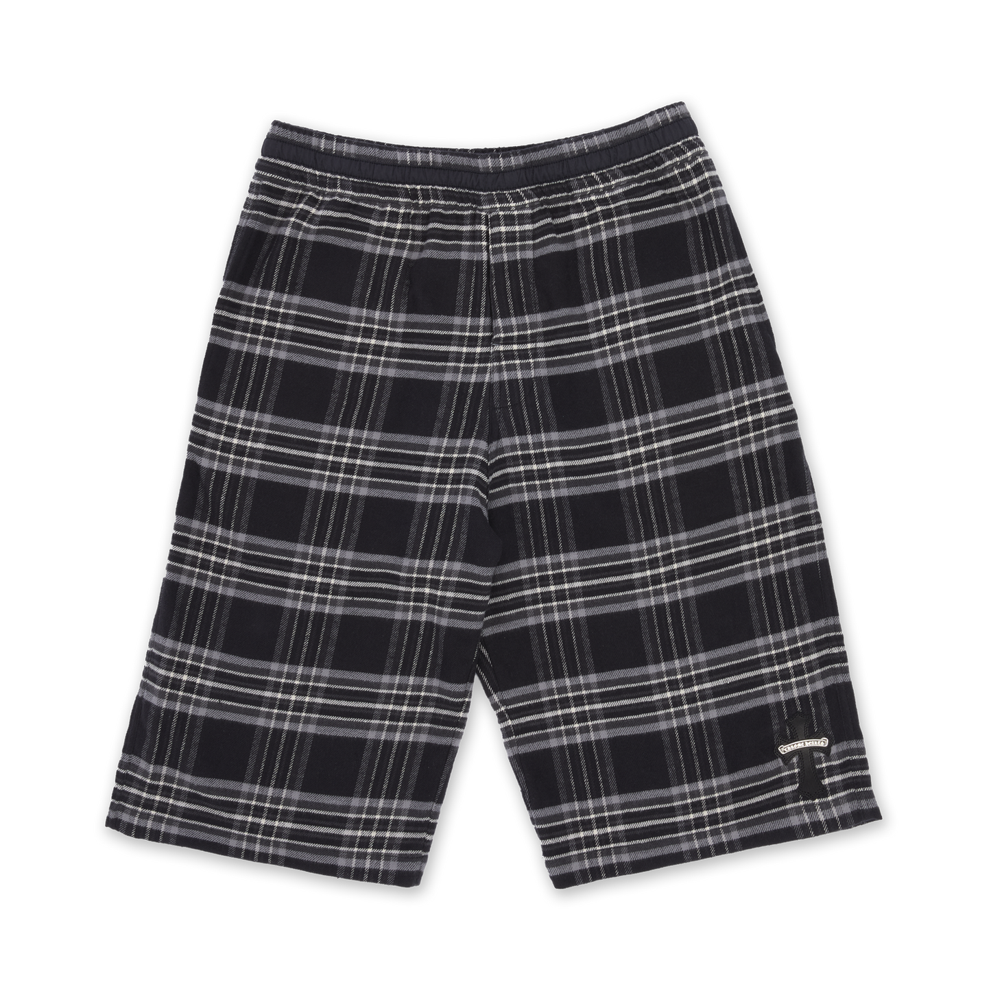 Chrome Hearts After School Flannel Shorts Black