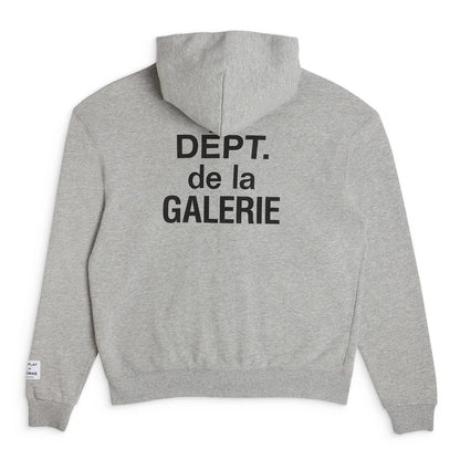 Gallery Dept. French Zip-Up Hoodie Heather Grey