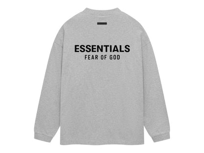Fear of God Essentials Jersey Long Sleeve T-Shirt Light Heather Gray