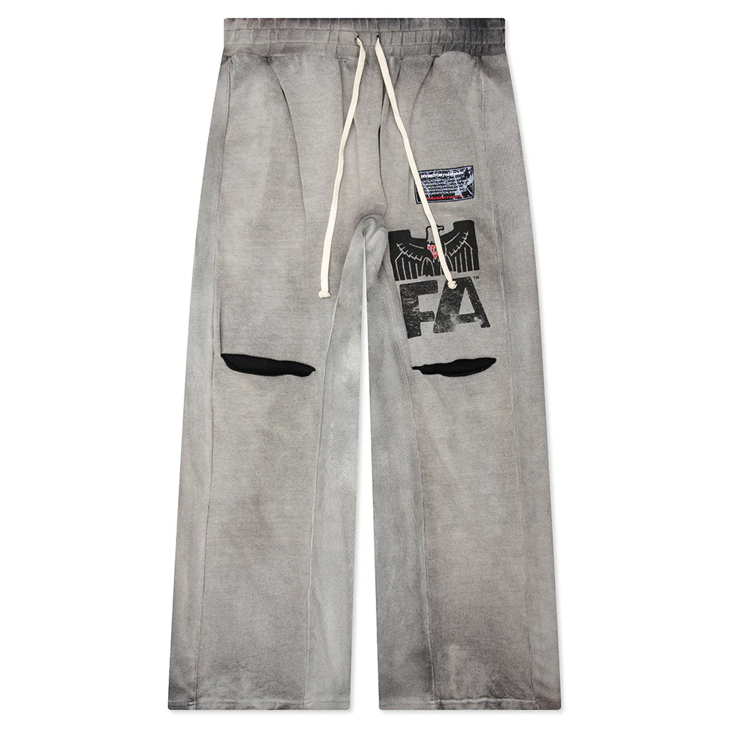RIVINGTON roi Rebis Flag Faster Flight Sweatpants Grey