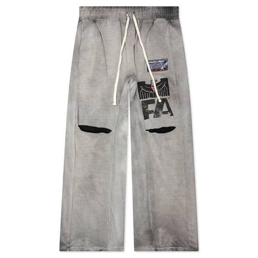 RIVINGTON roi Rebis Flag Faster Flight Sweatpants Grey