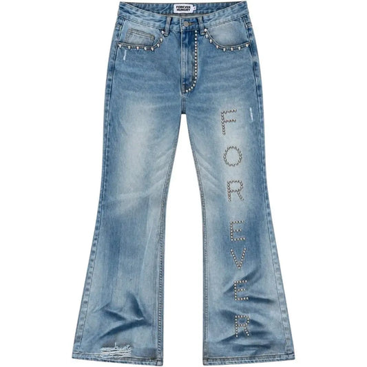 Forever Hungry Aqua Denim Jeans