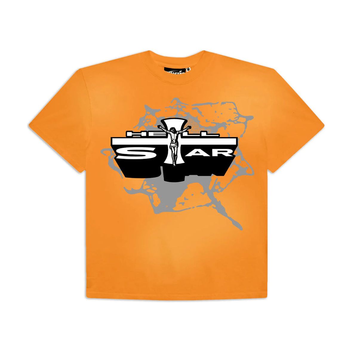 Hellstar Jesus T-Shirt Orange