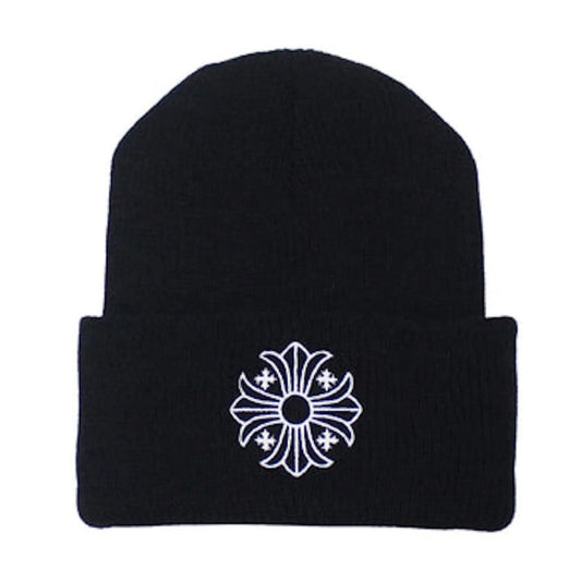 Chrome Hearts Plus Cross Beanie Black