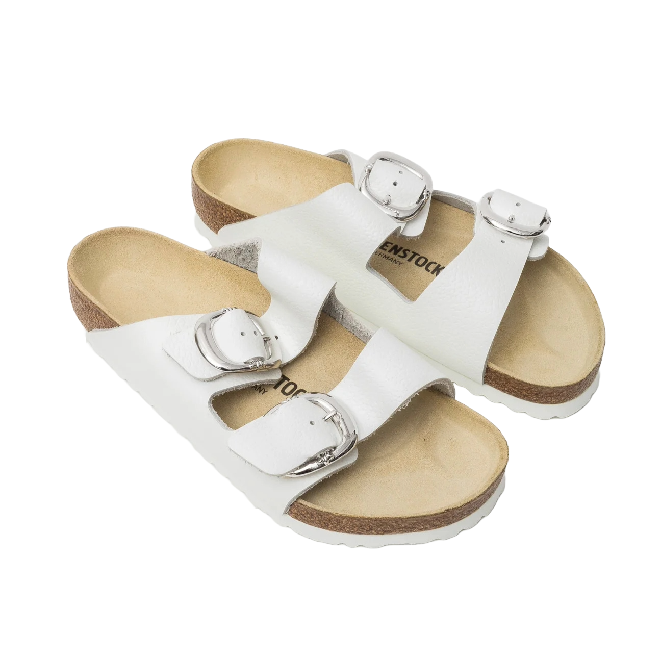 Chrome Hearts x Birkenstock Arizona Sandals White