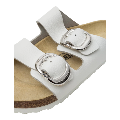 Chrome Hearts x Birkenstock Arizona Sandals White