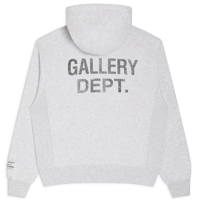 Gallery Dept. GD Paint Logo Hoodie Light Heather Grey