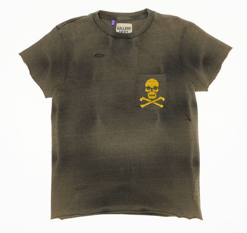 Gallery Dept. Zip Tee Vintage Black