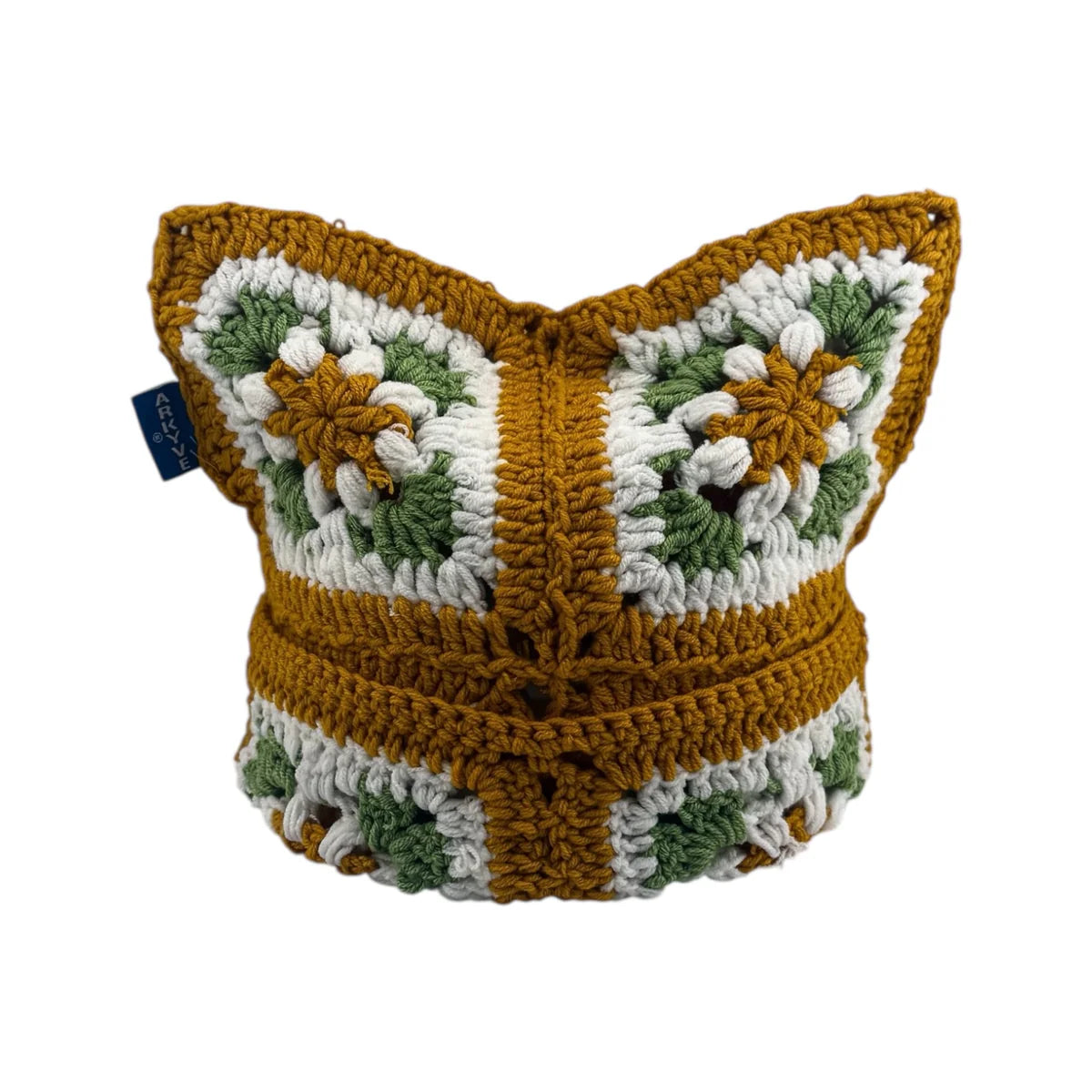 Arkyve Garden Crochet Cat Hat