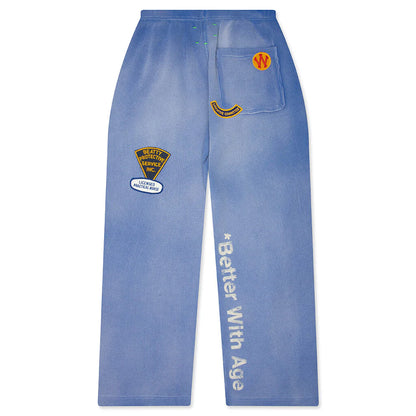 *Better With Age Gentlemen's Waffle Sweatpant Blue