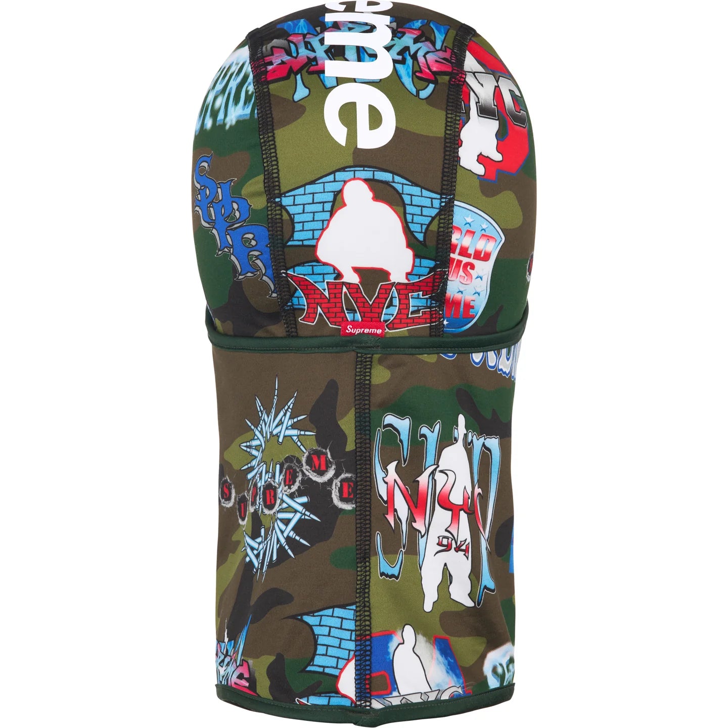 Supreme Flash Lightweight Balaclava Woodland Camo