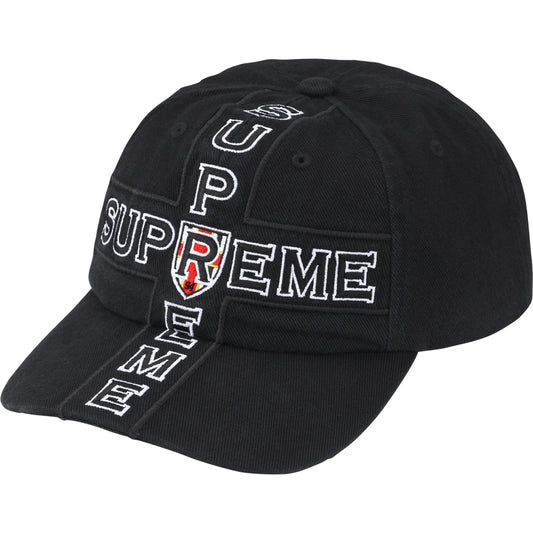 Supreme Cross 6-Panel Black