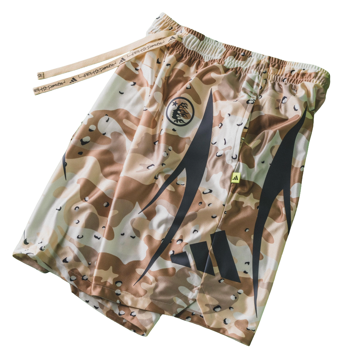 adidas x Hellstar Basketball Shorts Desert Camo