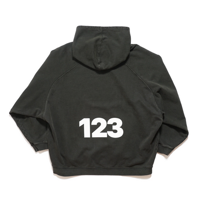 RIVINGTON roi Rebis Hidden Hoodie Mechanic Black