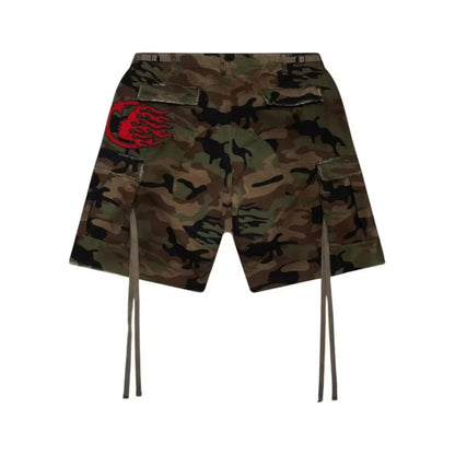 Hellstar Cargo Shorts Camo