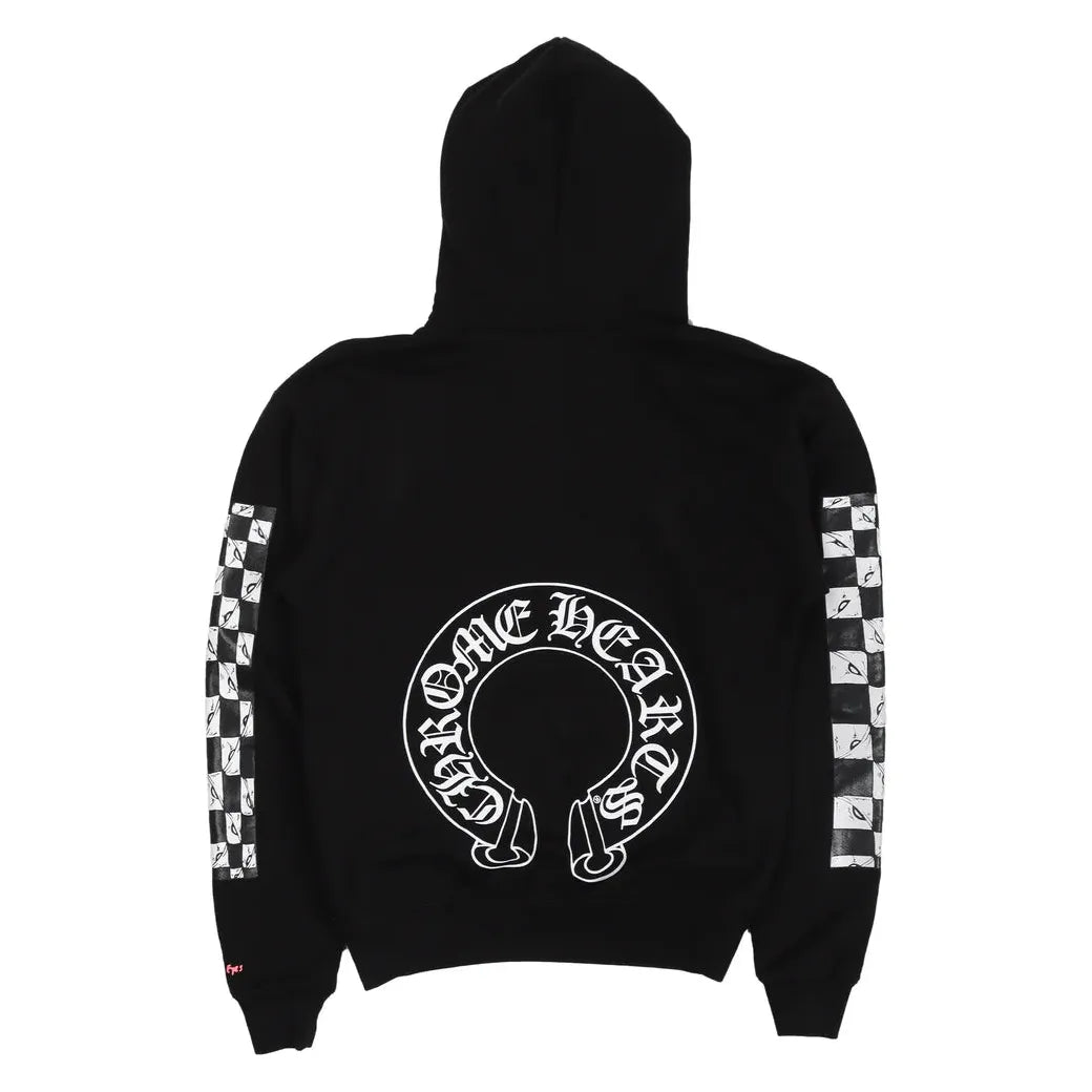 Chrome Hearts Matty Boy Double Hood Chomper Hoodie Black