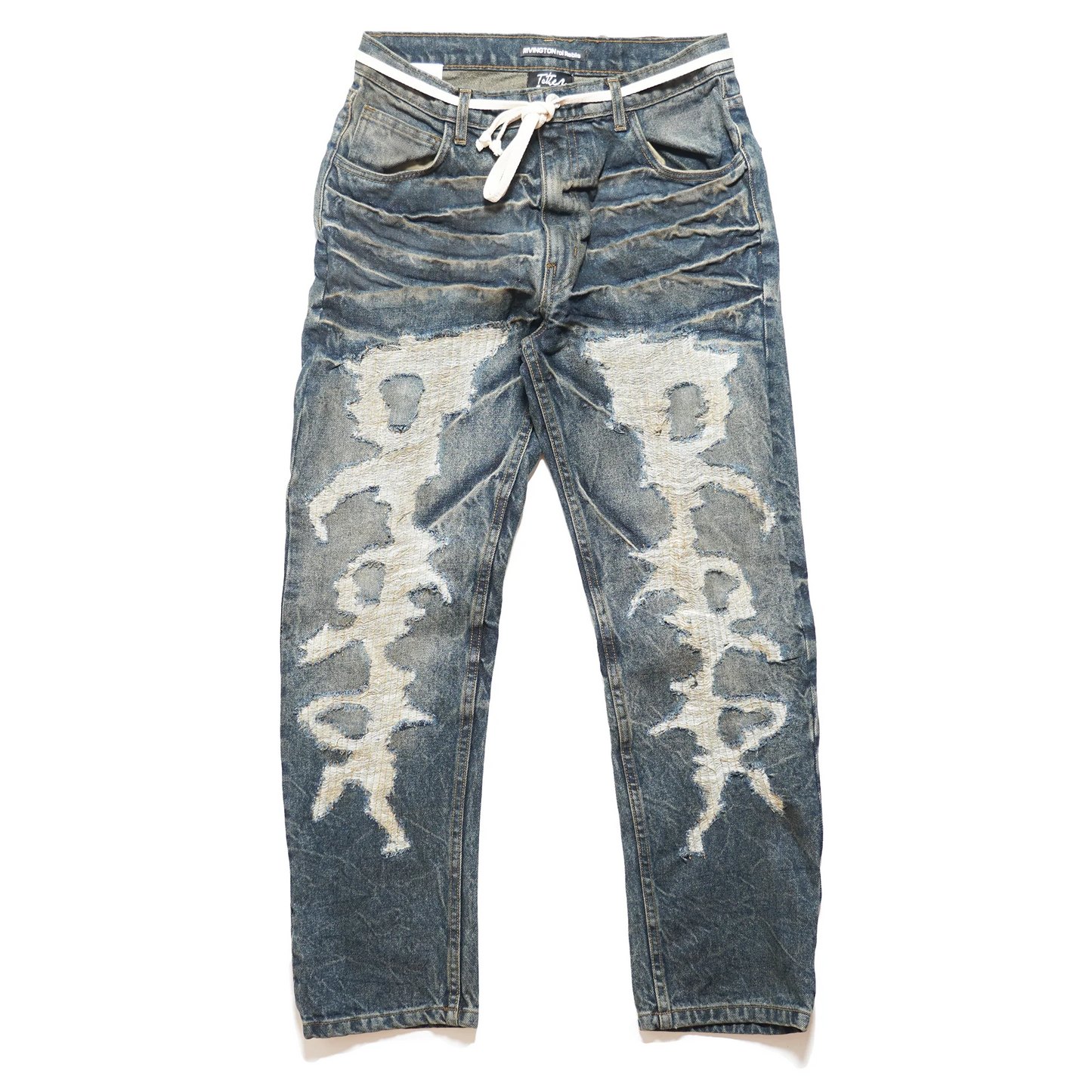 RIVINGTON roi Rebis Fathers Way He Rose 1 Jeans Dark Indigo