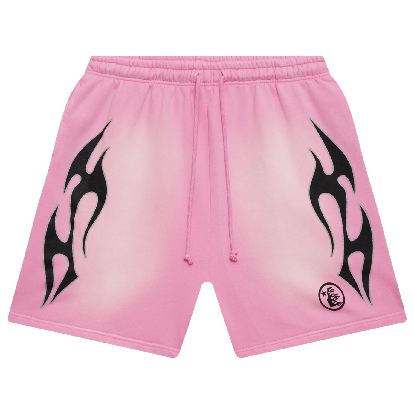 Hellstar Sports Flame Shorts Pink