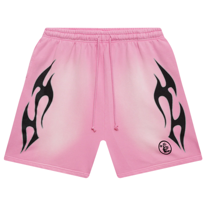 Hellstar Sports Flame Shorts Pink