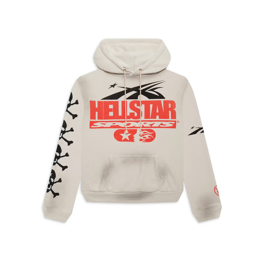 Hellstar If You Don't Like Us Beat Us Hoodie White