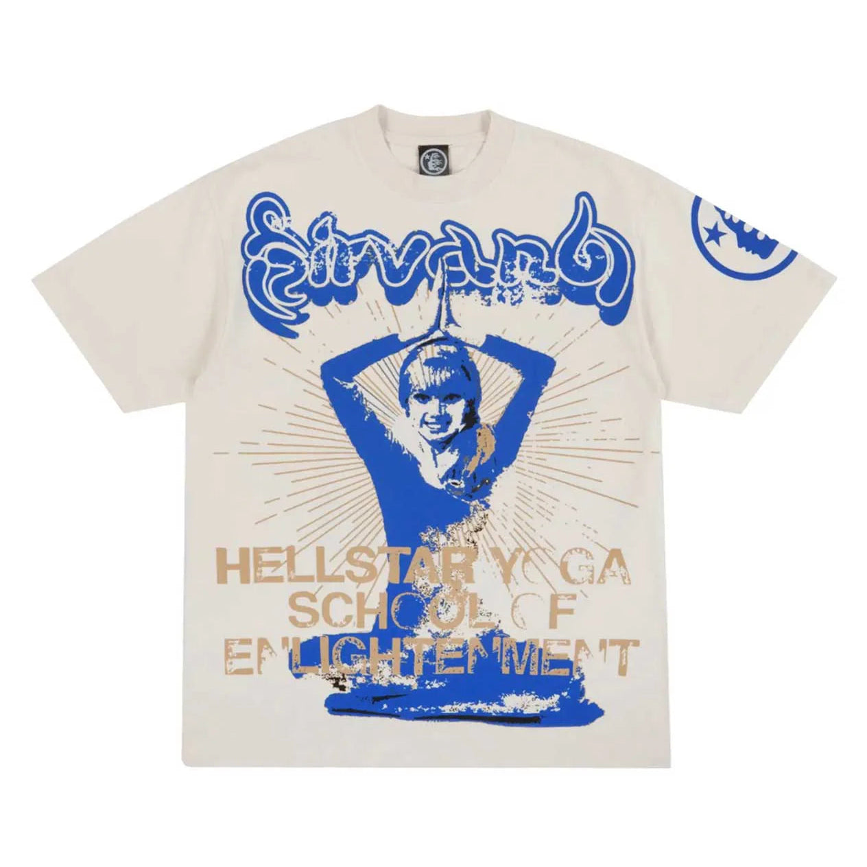 Hellstar Yoga T-Shirt Cream