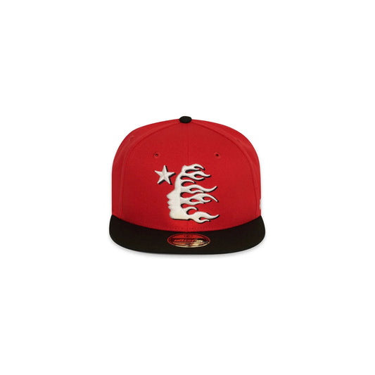 Hellstar Fitted Baseball Hat Red