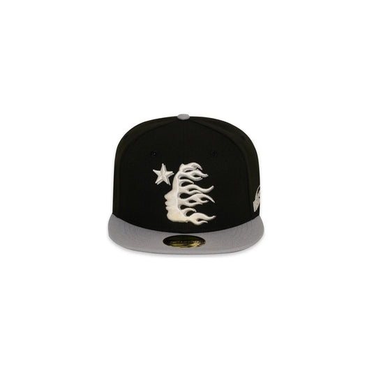 Hellstar Fitted Baseball Hat Grey