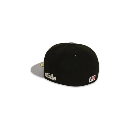 Hellstar Fitted Baseball Hat Grey