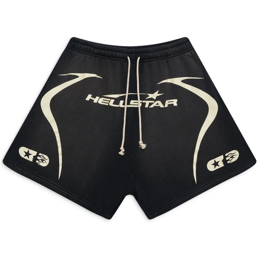 Hellstar Warm Up Shorts Black