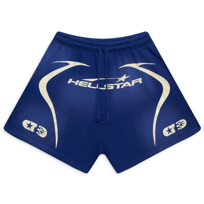 Hellstar Warm Up Shorts Blue