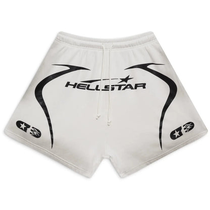 Hellstar Warm Up Shorts White