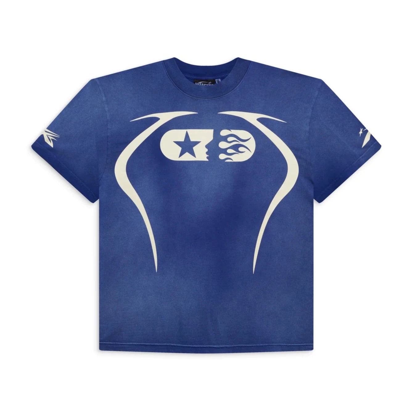 Hellstar Warm Up T-Shirt Blue