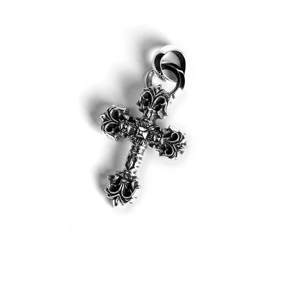 Chrome Hearts Silver Filigree Cross Pendant