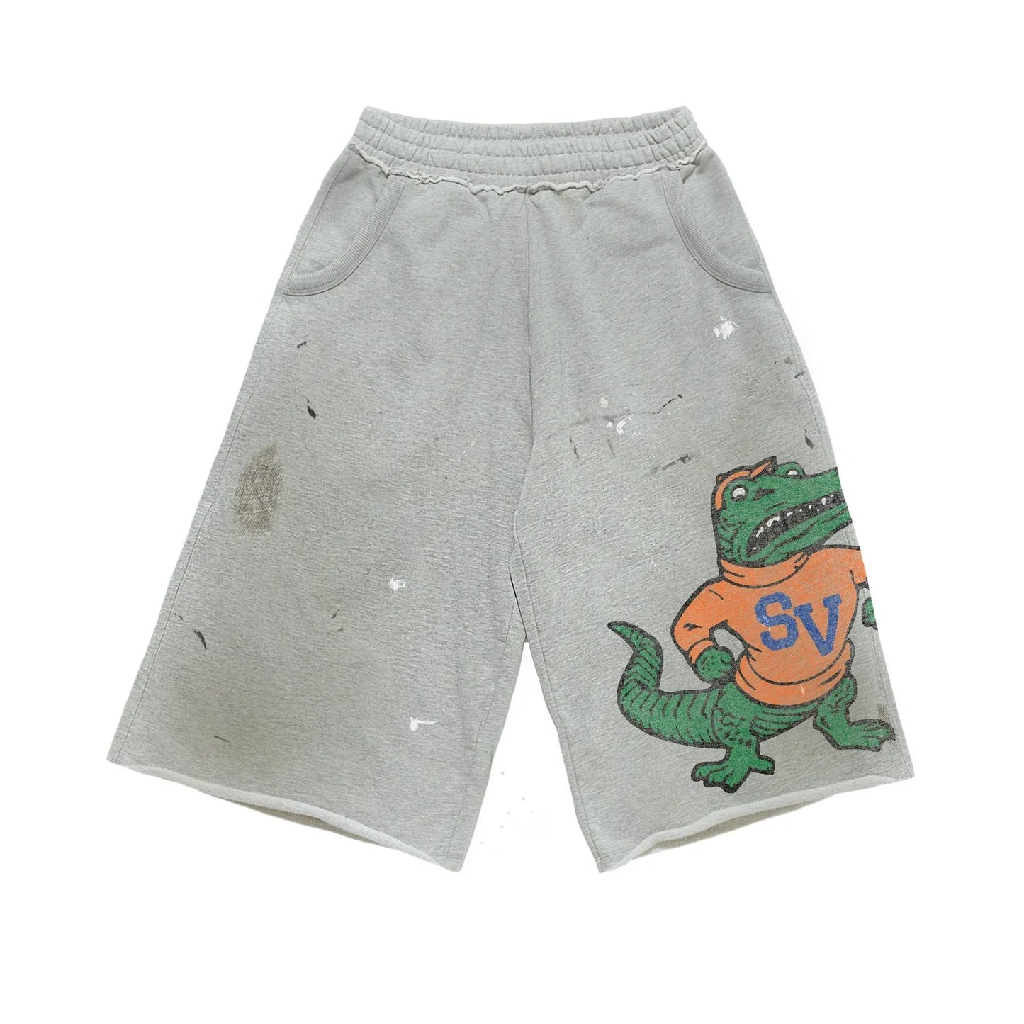 Saint Vanity Gator Long Short Grey