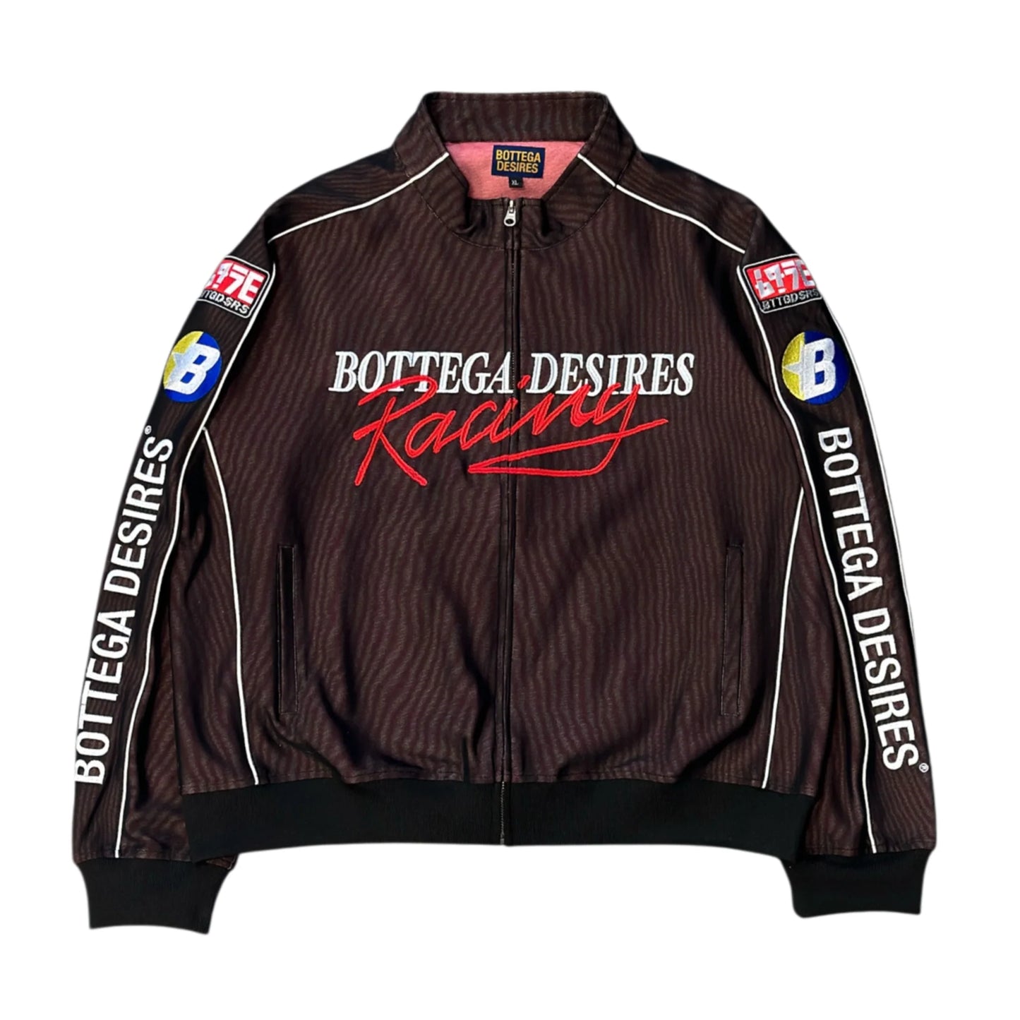Bottega Desires Race Tracksuit Jacket Brown