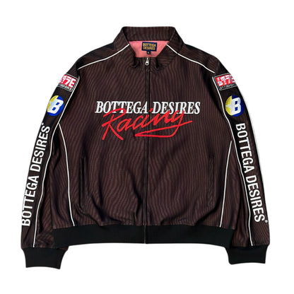 Bottega Desires Race Tracksuit Jacket Brown