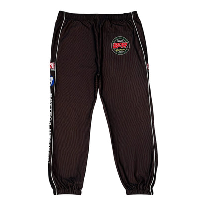 Bottega Desires Race Tracksuit Sweatpants Brown