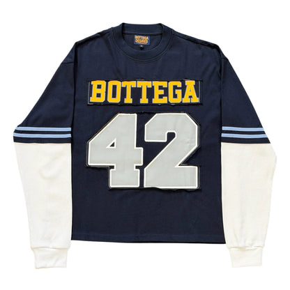 Bottega Desires Jackie Robinson L/S T-Shirt Navy
