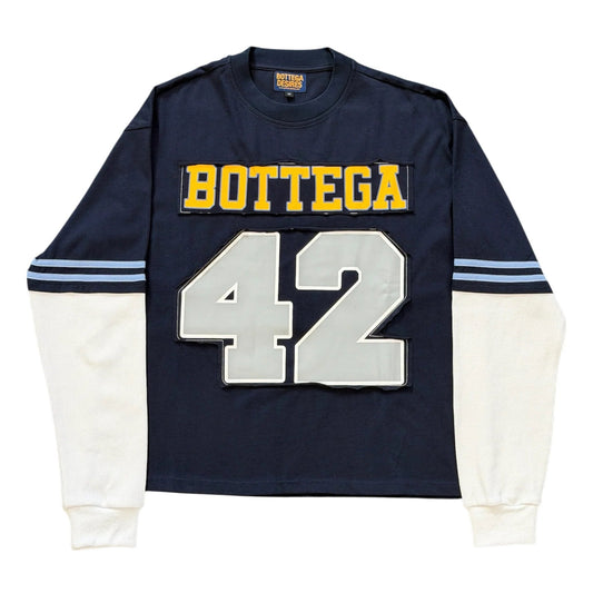 Bottega Desires Jackie Robinson L/S T-Shirt Navy