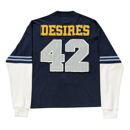 Bottega Desires Jackie Robinson L/S T-Shirt Navy